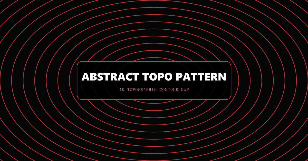 Crimson Topographic Elevation Curves 4K